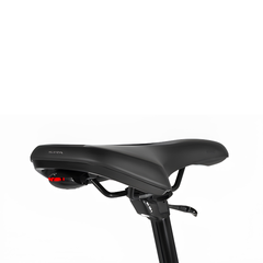 Himiway D7 Pro close-up showing comfort saddle