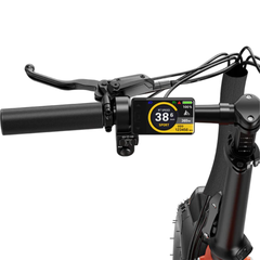 Close-up of the Mars 3.0 handlebar-mounted color display.