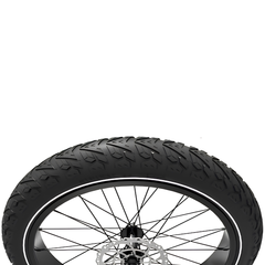 Himiway D7 / Full Suspension Electric Hunting Bike close-up showing fat tire and wheel detail