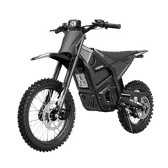 Yozma IN 10 Pro Black Electric Dirt Bike Angled Front View