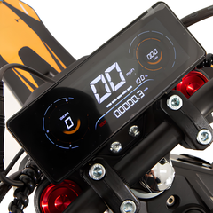 Eunorau S1 Dirt Bike digital display close-up