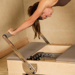 Elina Pilates Elite Wood Reformer | Stackable Pilates Reformer