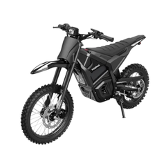 Yozma IN 10 Pro Black Electric Dirt Bike Angled Rear View