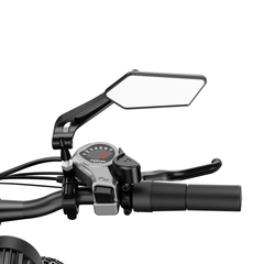 Jasion Thunder Pro ST handlebar controls and rearview mirror close-up