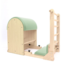 Elina Pilates Ladder Barrel Elite with Wooden Base | Ladder Barrel