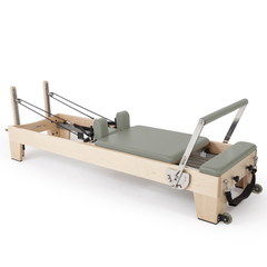 Elina Pilates Elite Wood Reformer | Stackable Pilates Reformer