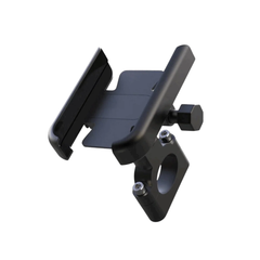 Smartphone Adjustable Holder For Electric Bicycle – rear view showing handlebar mounting bracket and phone support arms