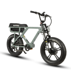 Eunorau Flash AWD 1.0 front three-quarter view in Lunar Dust