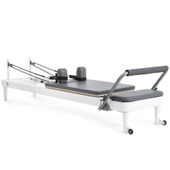 Elina Pilates Nubium Reformer Bundle in Grey – full product view