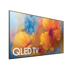 Ruby Series - Samsung by MirageVision Partial Sun Outdoor TV – angled front view