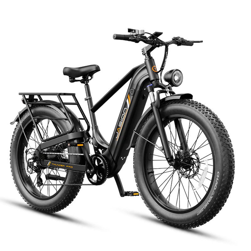 Jasion Thunder Pro electric bike, front three-quarter view