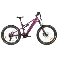 Eunorau URUS 2.0 electric mountain bike side view in Amethyst