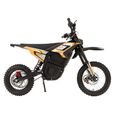 Eunorau S1 Dirt Bike side view in Orange