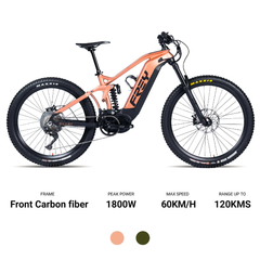 Frey BEAST Electric Mountain Bike | 1800W Carbon eMTB | 60V 1470Wh | Full Suspension