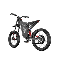 FreeGo X1 Electric Dirt Bike rider street view