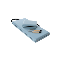 Legacy Pilates Apparatus Pilates Foldable Low Mat with cushions, handles, and wooden dowels