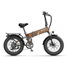 Jasion Hunter Pro Beast Brown
 folding electric fat tire bike side view