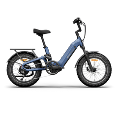 Himiway D5 2.0 20" electric bike in Midnight Blue side view