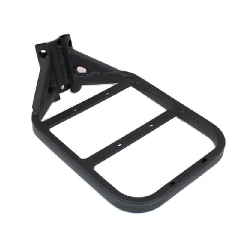 Blix Front Rack in black angled view