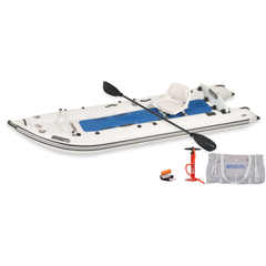 Sea Eagle 437ps Paddleski – Start Up Package inflatable boat with paddle, pump, and carry bag