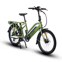 Eunorau MAX-CARGO 2.0 front three-quarter view in green