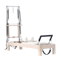 Legacy Pilates Apparatus Maple Pilates Reformer / Tower Combination with footbar