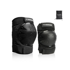 Kid Protective Gear – Black set with 2 knee pads and 2 elbow pads