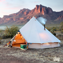 Stout Tent Pro Series – 16 ft Luxury Canvas Bell Tent