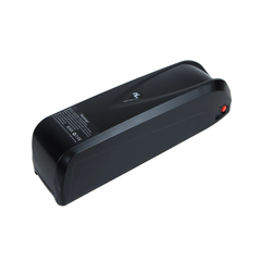 Eunorau 48V 15Ah or 20Ah downtube battery front three-quarter view