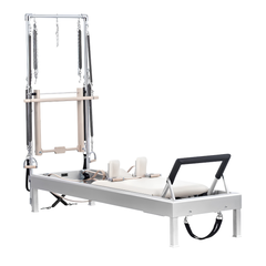 Legacy Pilates Apparatus Aluminum Pilates Reformer / Tower Combination with footbar