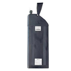 Freego Genuine Lithium Battery for X-Man & Nova Series Electric Bikes – upright side view with charging port cover