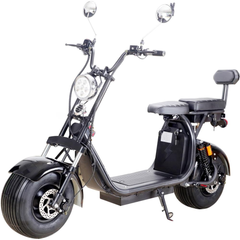 MotoTec Knockout 60V 2000W Lithium Electric Scooter front three-quarter view
