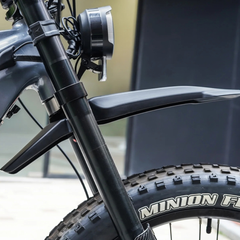 D7 Series Front Fender – installed on Himiway D7 series e-bike front wheel