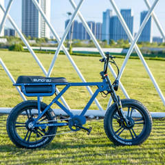 Eunorau Flash Lite 2.0 electric bike side view outdoors