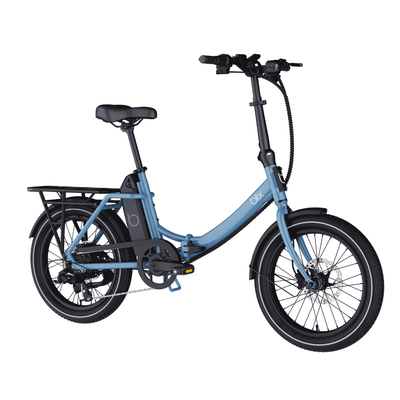 Blix Vika X Folding eBike in blue side view