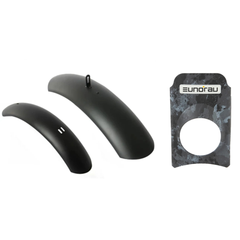 Eunorau Fender and Lampshade Kit with front fender, rear fender, and headlight cover