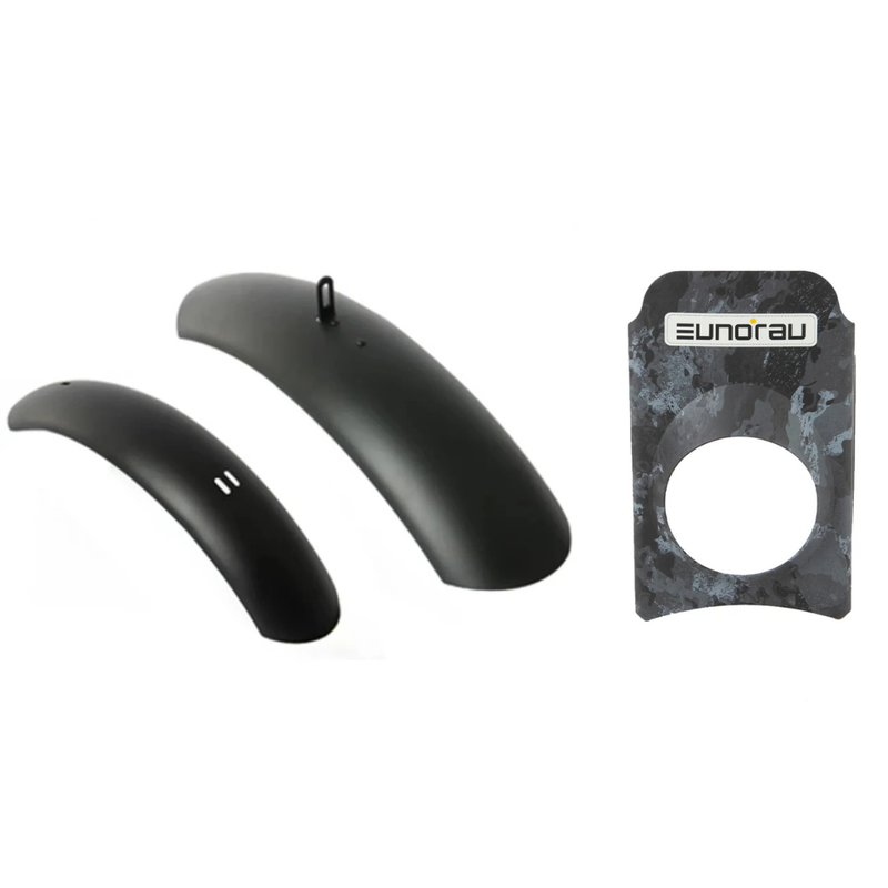 Eunorau Fender and Lampshade Kit with front fender, rear fender, and headlight cover