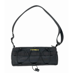 Black Heybike Villain carrying bag with shoulder strap.