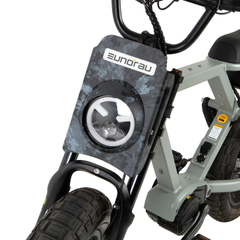 Eunorau headlight lampshade and front fender installed on an electric bike