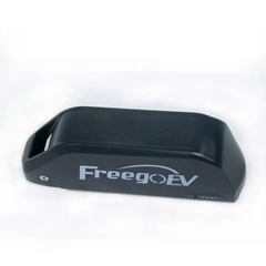 Freego Genuine Lithium Battery for F Series Electric Bikes – angled side view showing battery casing and handle