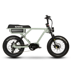 Eunorau Flash 2.0 electric bike side view in Lunar Dust