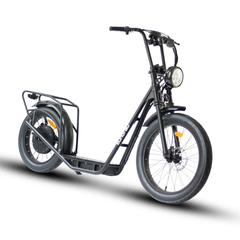 Eunorau JUMBO front three-quarter view in black