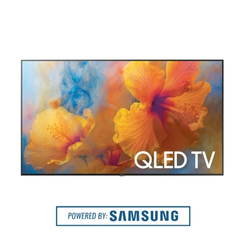 Ruby Series - Samsung by MirageVision Partial Sun Outdoor TV – front display view powered by Samsung