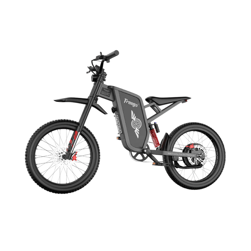 FreeGo X1 Electric Dirt Bike black side view