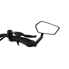 Handlebar Mirror (A Pair) – rearview mirror installed on left handlebar