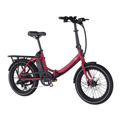 Blix Vika X Folding eBike in red side view