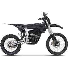 MotoTec Venom 72V 12000W Electric Dirt Bike side view in Black