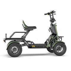 S500 Utility Vehicle side view with rear cargo rack