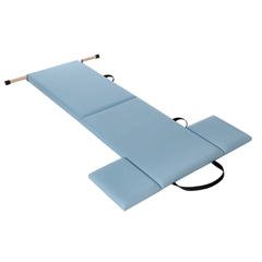 Fully unfolded Legacy Pilates Apparatus Pilates Foldable Low Mat with side extensions and handles