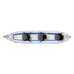 Sea Eagle Classic 465ftc FastTrack – Pro Package overhead view with three seats installed